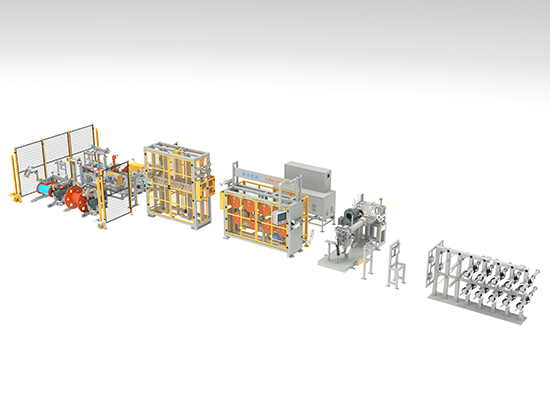 钢丝冠带挤出生产线